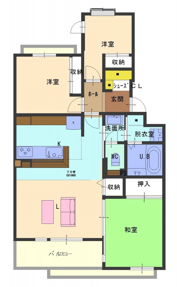 グリーンプラザ並木間取り図